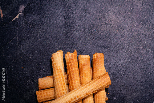 Cubanito sweet milk typical and traditional Argentine food photo