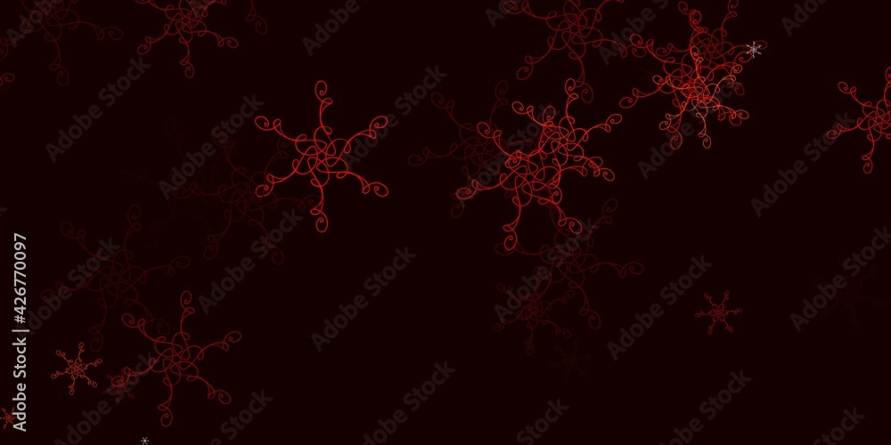 Light Red, Yellow vector texture with curves. Light Red, Yellow vector texture with curves.