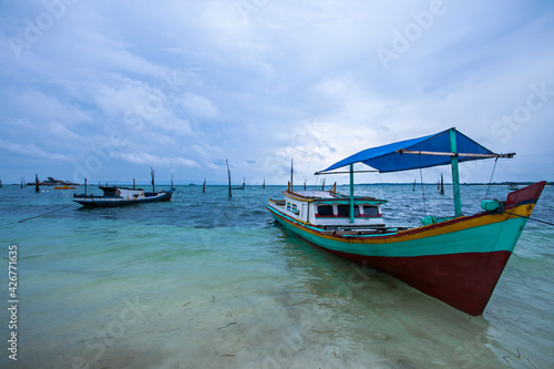 Tanjung Kelayang Beach  a beautiful tropical beach in Belitung  Bangka Belitung Province in Indonesia