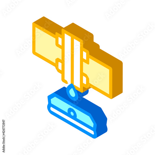 water sensor isometric icon vector. water sensor sign. isolated symbol illustration