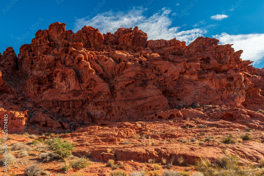 Dramatic Valley of Fire State Park Landscape Views