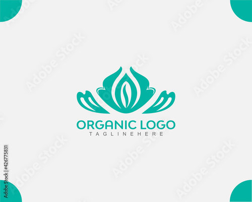 Organic and floral logo design