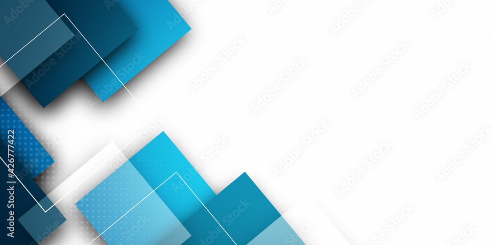 Fototapeta premium White background with light and dark squares 