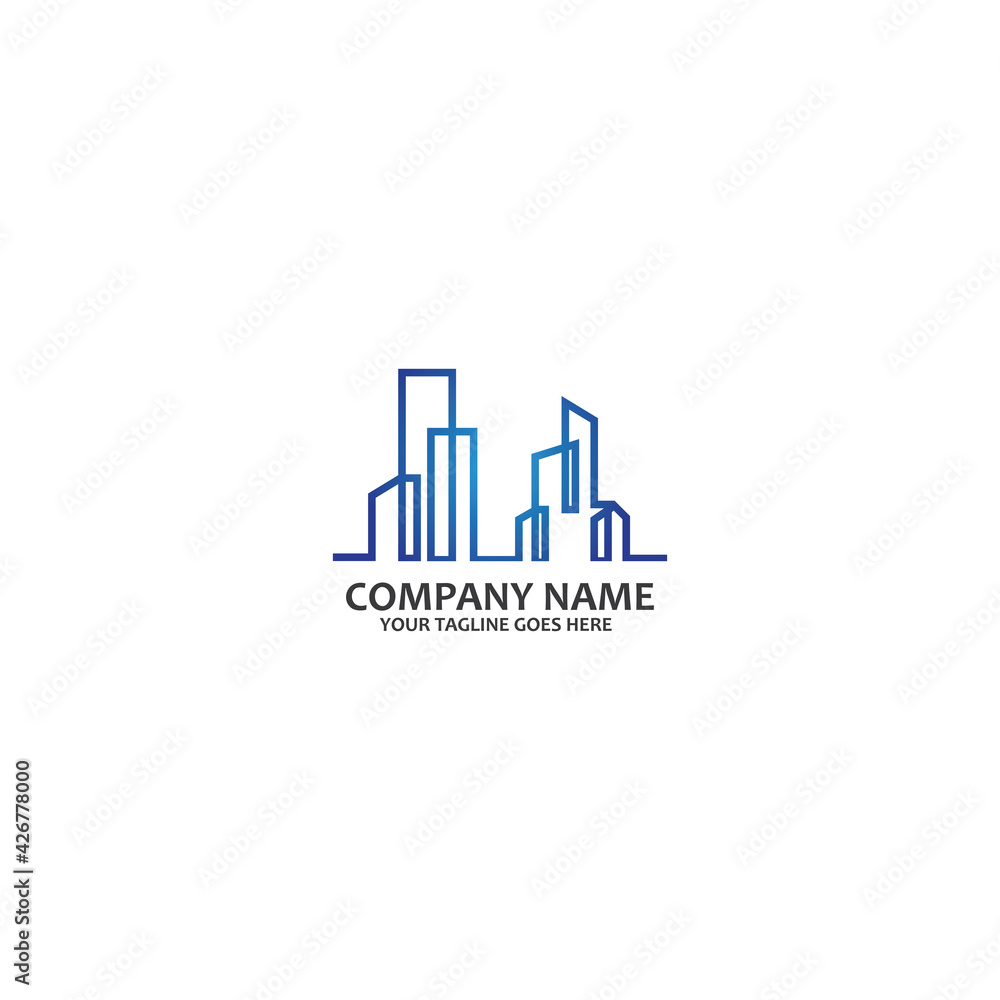Property and Construction logo free vector icon Property and Construction logo free vector icon