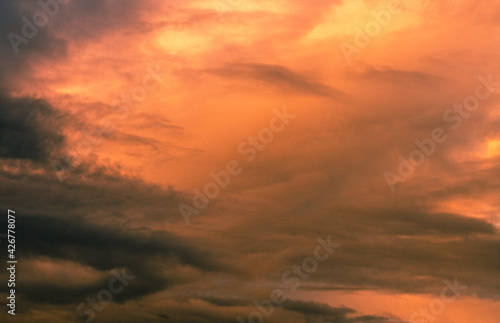 sky with clouds