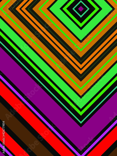 Abstract background from multicolored stripes for a book or booklet. 