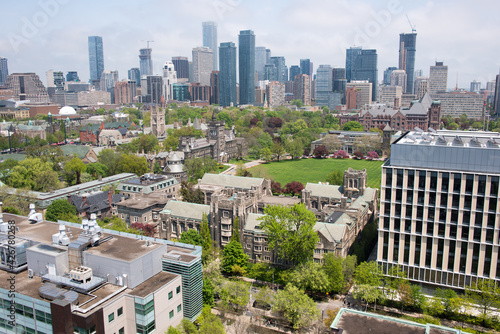 view of the city of Toronto, feat. academic campus