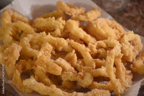 Fotografie fried calamary