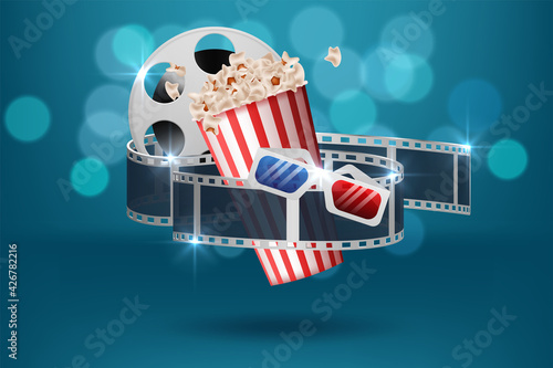 Creative template for cinema poster
