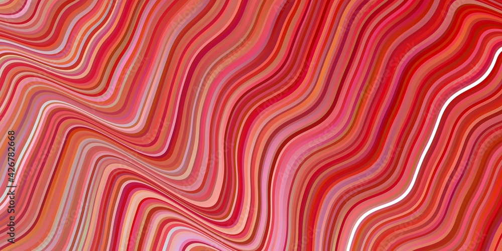 Light Pink vector template with wry lines. Light Pink vector template with wry lines.