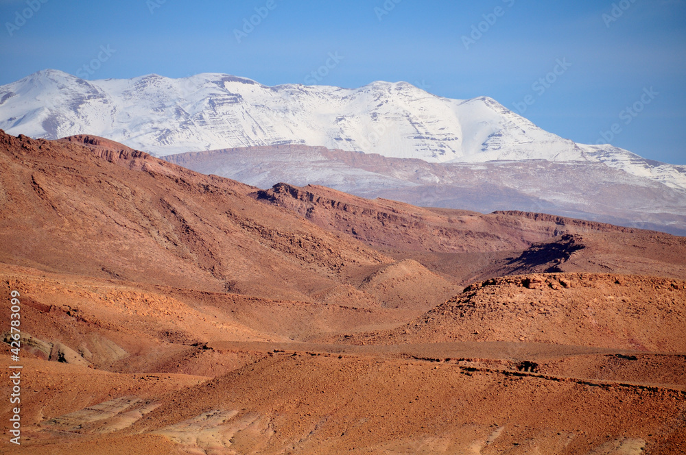 Fototapeta premium モロッコ、アトラス山脈