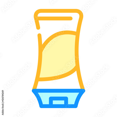 shampoo for hair color icon vector. shampoo for hair sign. isolated symbol illustration