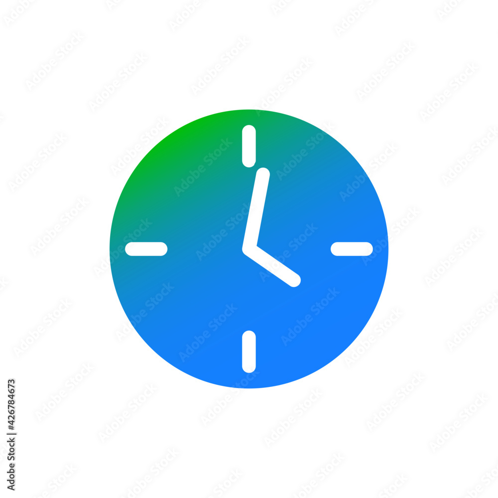 Time clock icon