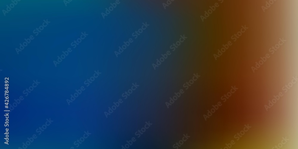 Obraz premium Light blue, yellow vector abstract blur pattern.