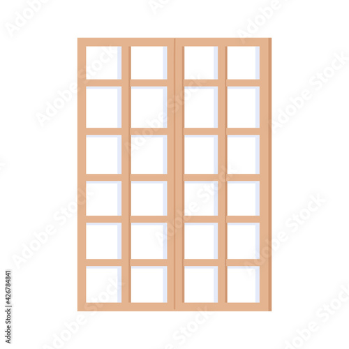 wood frame window