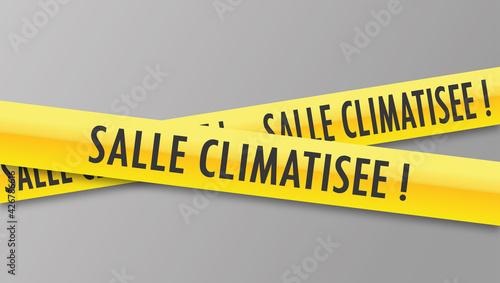 Logo salle climatisée.