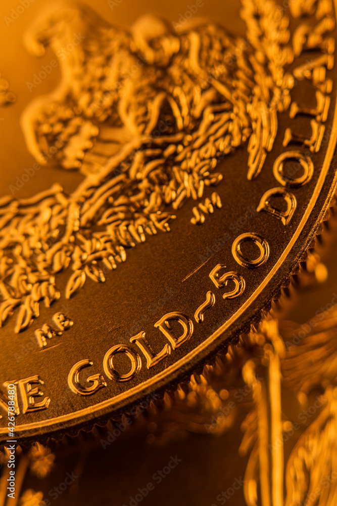 100% Pure Gold Coin Bullion U.S. Eagle Mint