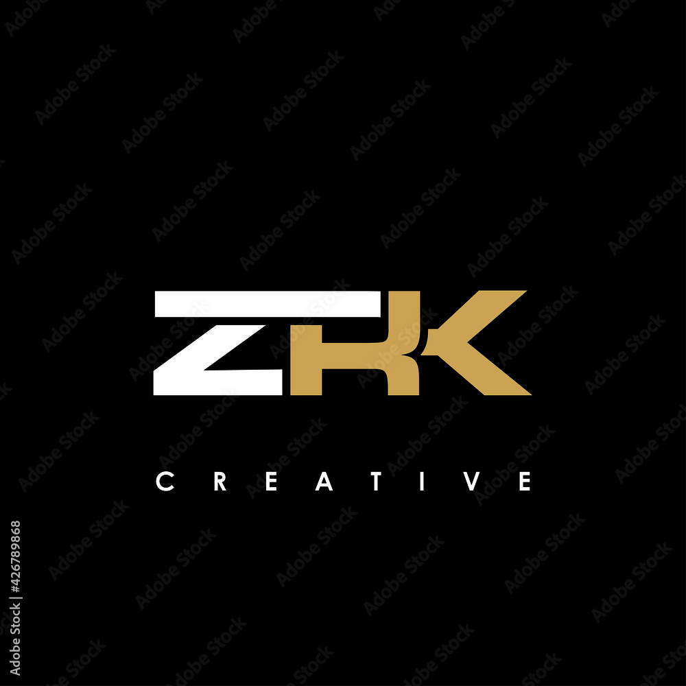 ZRK Letter Initial Logo Design Template Vector Illustration ZRK Letter Initial Logo Design Template Vector Illustration