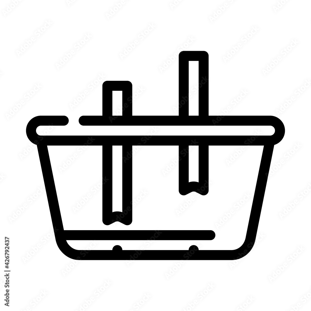 lunchbox constructor line icon vector. lunchbox constructor sign. isolated contour symbol black illustration lunchbox constructor line icon vector. lunchbox constructor sign. isolated contour symbol black illustration
