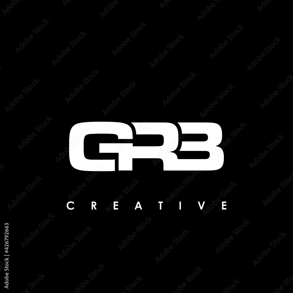 GRB Letter Initial Logo Design Template Vector Illustration GRB Letter Initial Logo Design Template Vector Illustration
