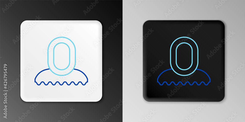 Line Medieval hood icon isolated on grey background. Hooded sweatshirt. Colorful outline concept. Vector Line Medieval hood icon isolated on grey background. Hooded sweatshirt. Colorful outline concept. Vector