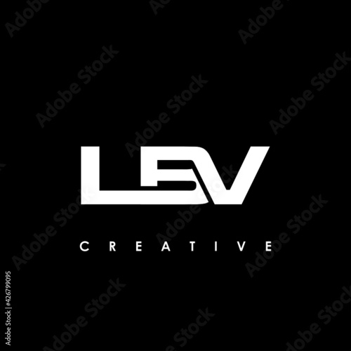 LBV Letter Initial Logo Design Template Vector Illustration photo