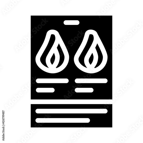 color catalog for painting hair glyph icon vector. color catalog for painting hair sign. isolated contour symbol black illustration