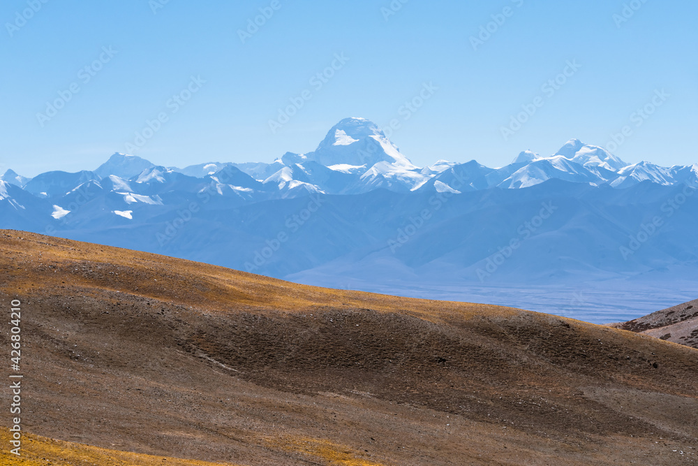 natural scenery of Tibetan countryside and grassland