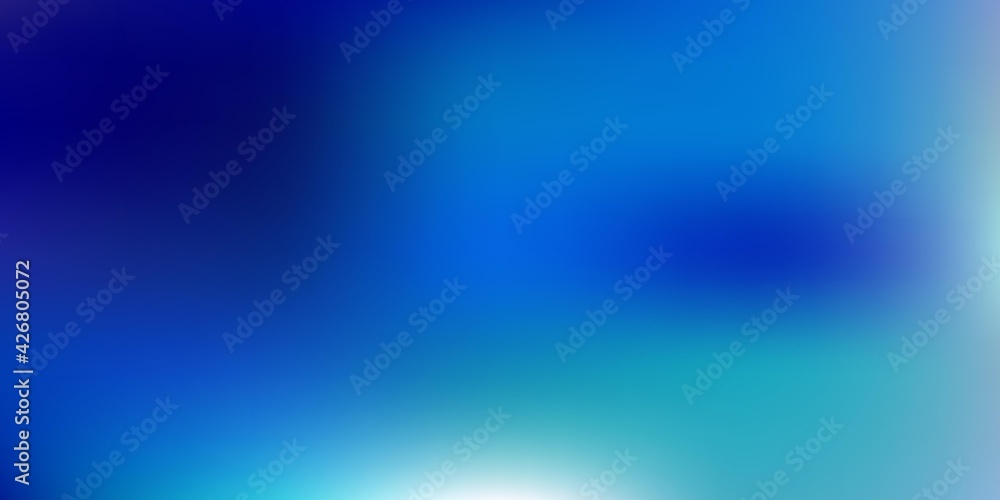 Fototapeta premium Light blue vector abstract blur drawing.