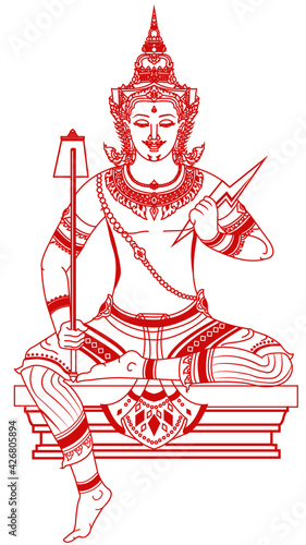 Hindu god Vishnu