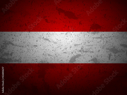 Grunge Austria flag