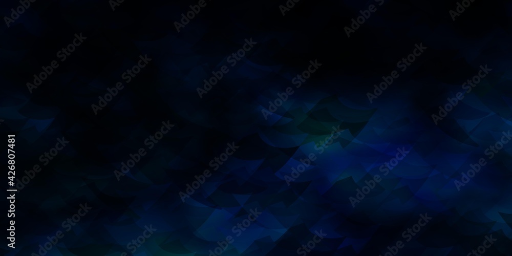 Light BLUE vector pattern with polygonal style. Light BLUE vector pattern with polygonal style.