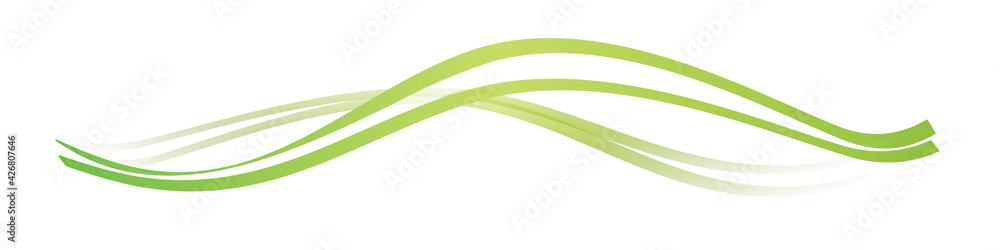 Grün Band Banner Welle Wellen Hintergrund Grün Band Banner Welle Wellen Hintergrund