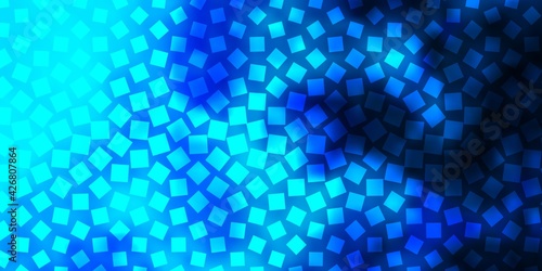 Light BLUE vector background in polygonal style.