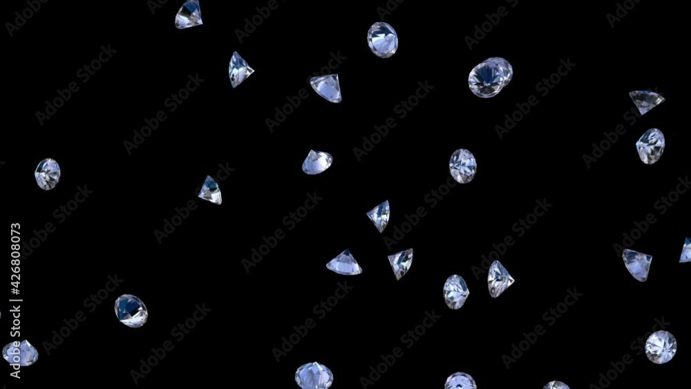 Falling Diamonds for Commercials Falling Diamonds for Commercials