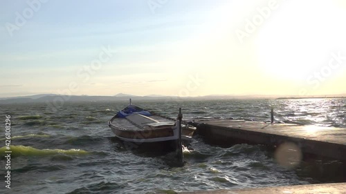 waves moving in slow motion water