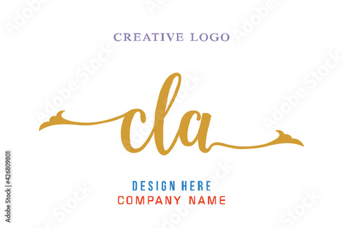 CLA lettering logo is simple, easy to understand and authoritative