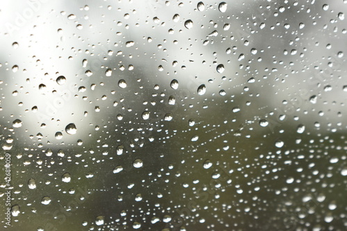 rain drops on window