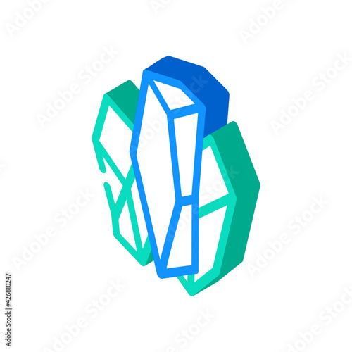 monosodium glutamate msg e621 isometric icon vector. monosodium glutamate msg e621 sign. isolated symbol illustration