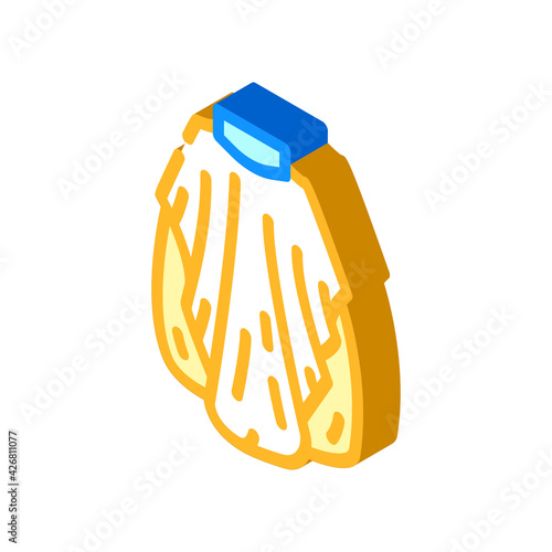 cape of haircuts isometric icon vector. cape of haircuts sign. isolated symbol illustration
