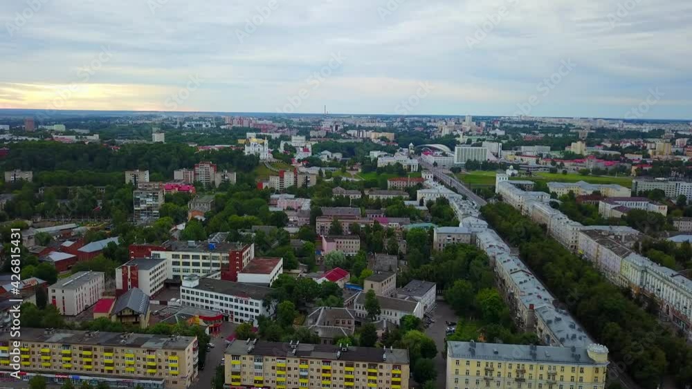 Vitebsk city in the early morning Vitebsk city in the early morning