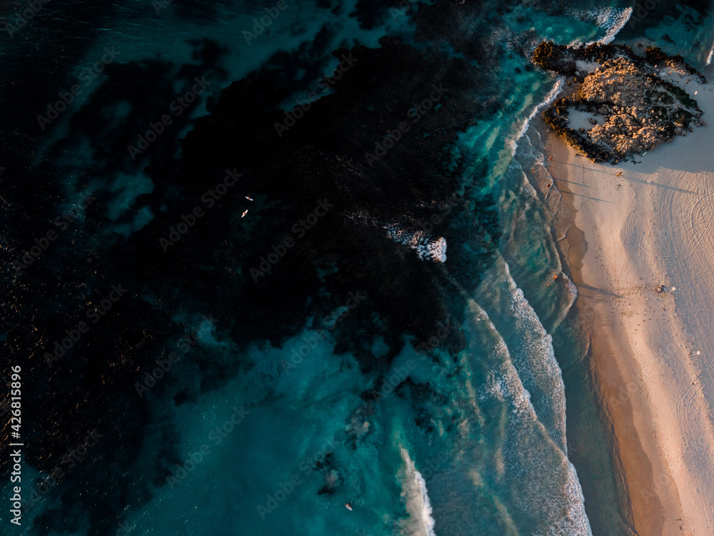 Naklejka premium Sunset Golden hour In Western Australia
