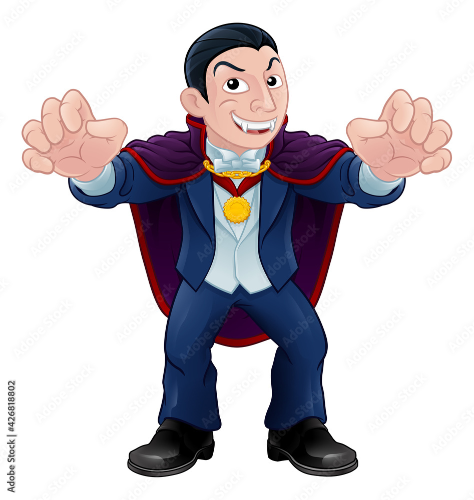 Dracula Halloween Vampire Monster Cartoon Dracula Halloween Vampire Monster Cartoon