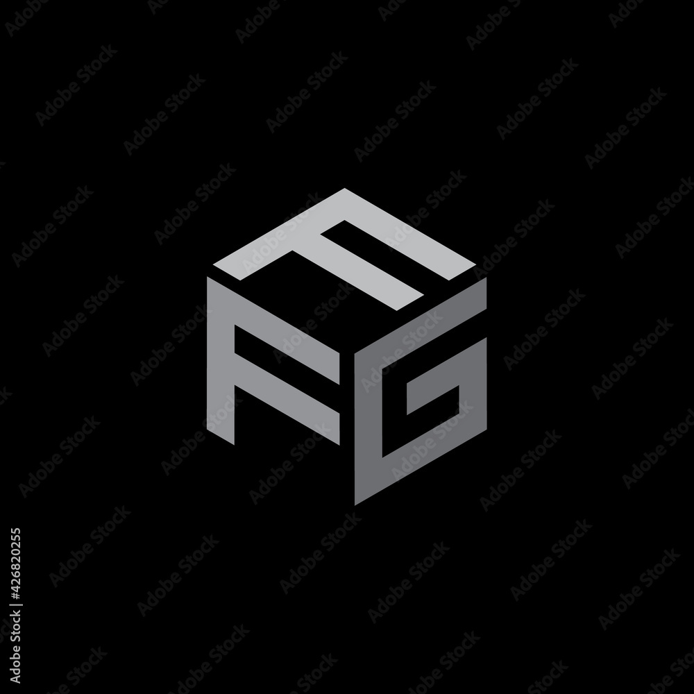 Hexagon shape with the letters FFG Hexagon shape with the letters FFG