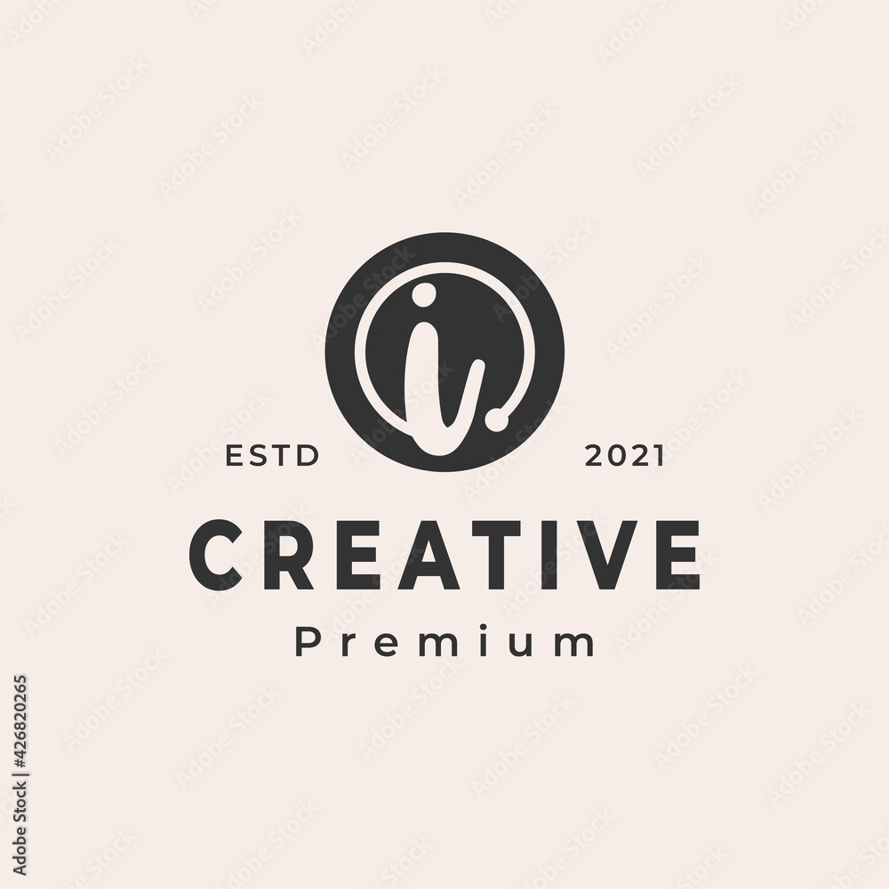 Obraz premium hipster vintage logo icon illustration