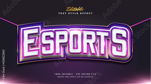 Colorful Esport Text Style Effect
