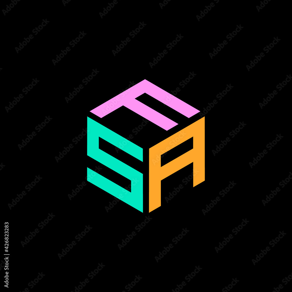 Hexagon shape with the letters FSA Hexagon shape with the letters FSA