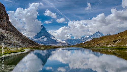 Fototapeta Naklejka Na Ścianę i Meble -  Matterhorn Gornergrat Zermatt