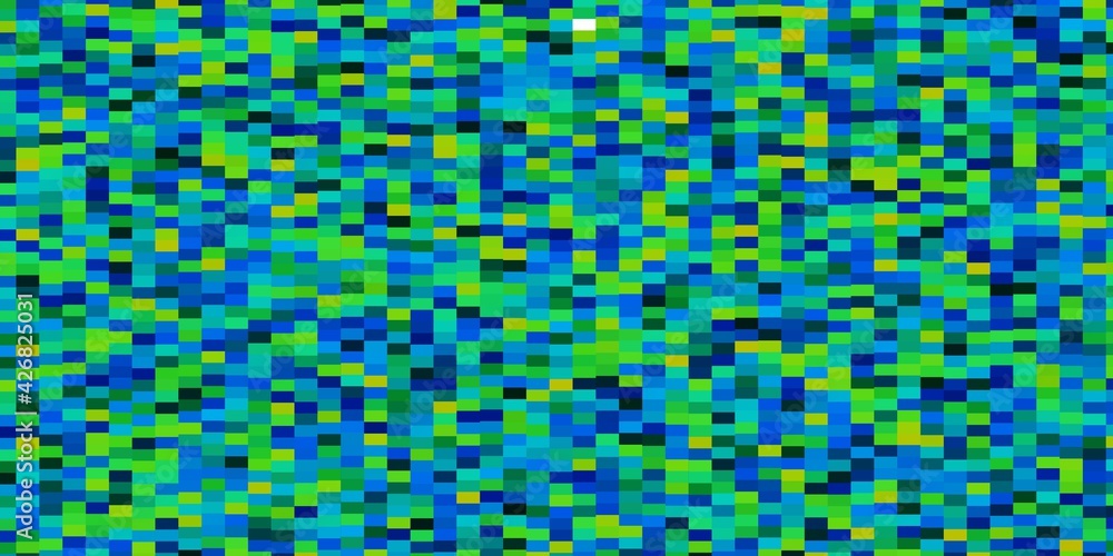 Light Blue, Green vector texture in rectangular style. Light Blue, Green vector texture in rectangular style.
