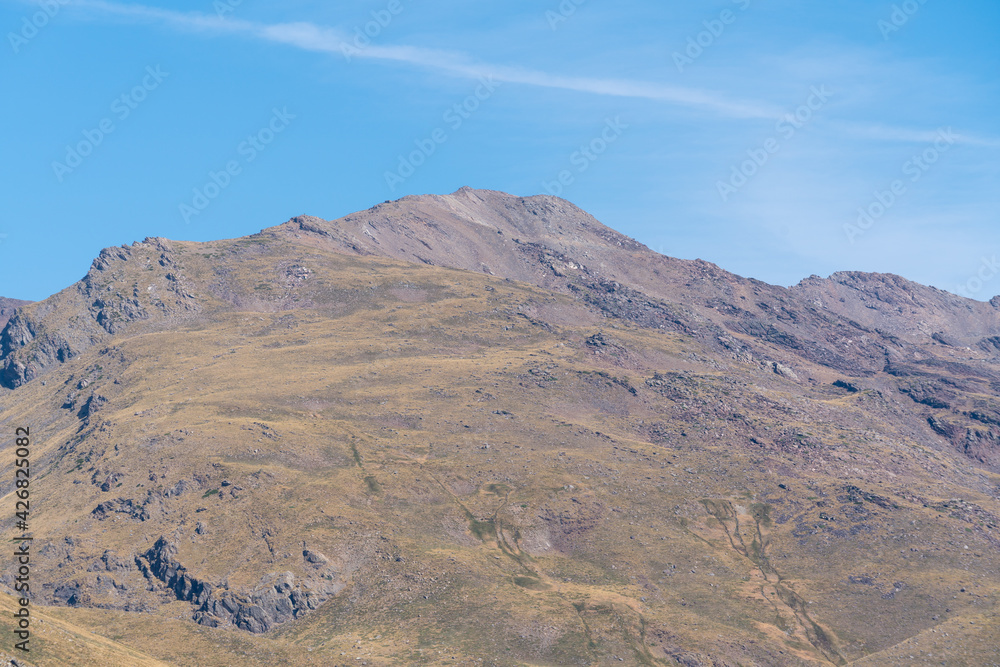 mountainous landscape of Sierra Nevada mountainous landscape of Sierra Nevada
